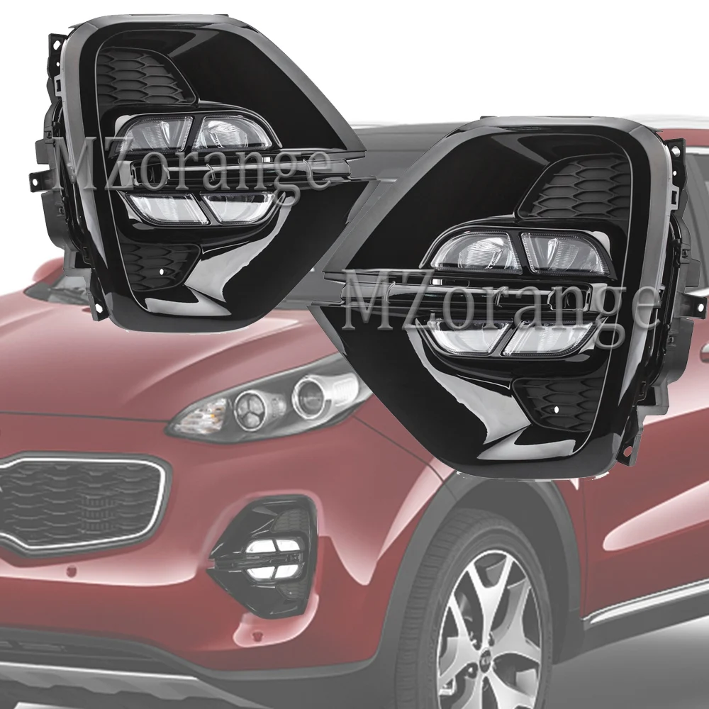 Светодиодные дневные ходовые огни 2 шт. для Kia sportage KX5 2019 2020 противотуманные фары s