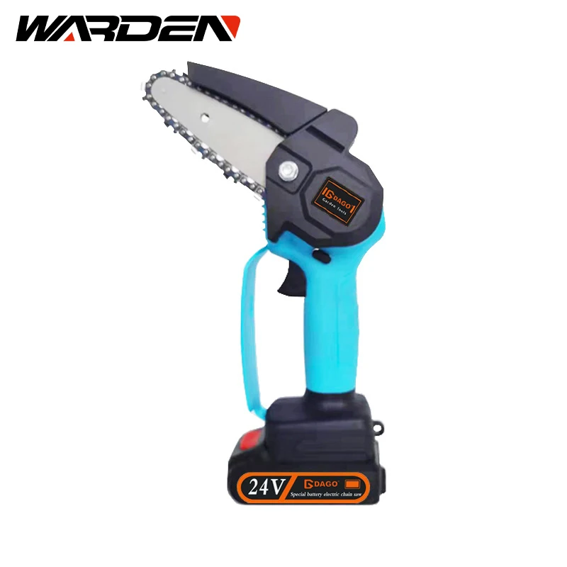 4 Inch Mini Electric Chain Saw With 2PC Battery Woodworking Pruning One-handed Garden Tool Rechargeable EU Plug | Инструменты