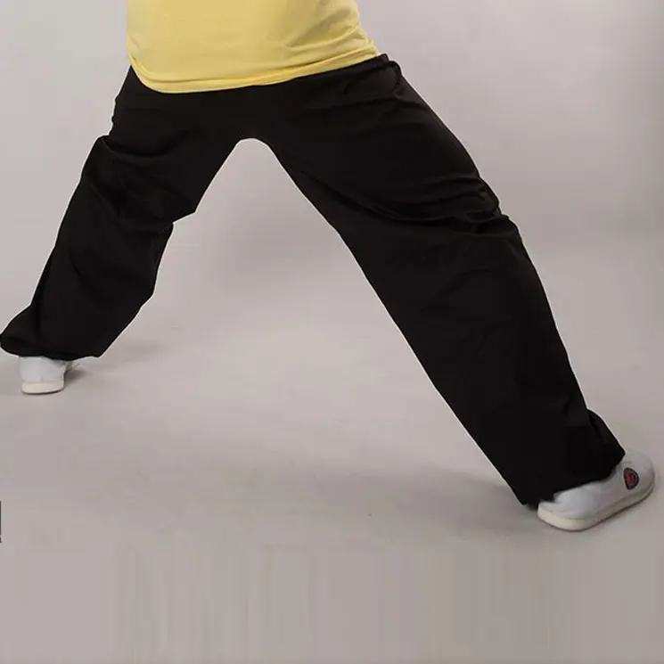 Китайские спортивные штаны кунг фу для боевых искусств брюки taiji Tai Chi дышащие