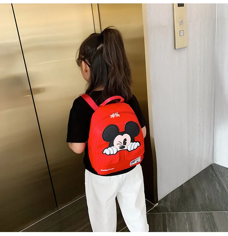 Новая школьная сумка с Микки Минни для мальчиков и девочек, детская сумка, детский рюкзак в детский сад, рюкзак, детская школьная сумка