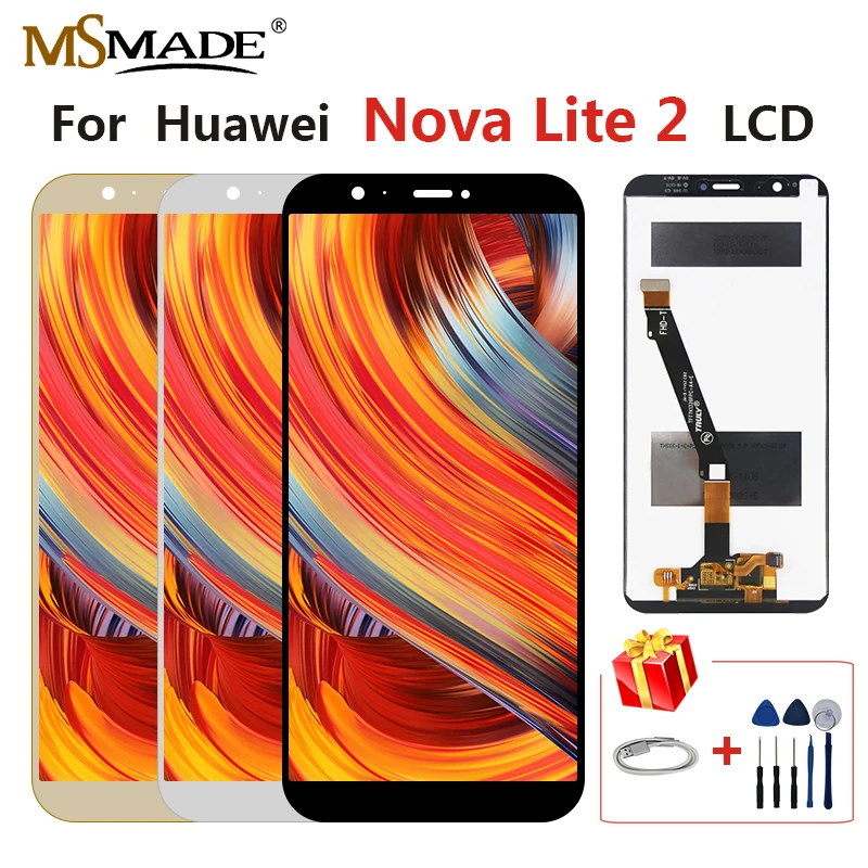 

Original LCD For Huawei Nova Lite 2 Display Touch Screen For Huawei Nova Lite 2 FIG-LA1 LCD Screen Digitizer Replacement 5.6