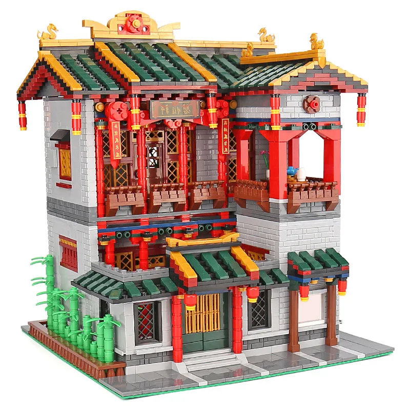 

Zhonghua Street Building Series The XINYA Palace Set compatible with Lego House Model Building Blocks Bricks Boy Toys Gift