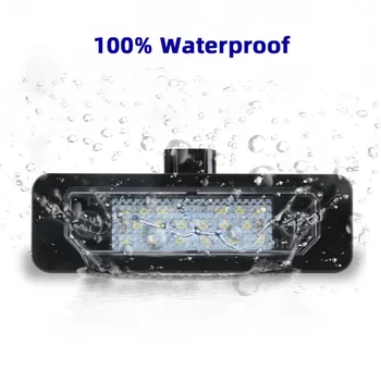 

Xeon White LED License Plate Light For Ford Mustang 2010-2014 2835 SMD LED Bright White Lighting Car License Lights