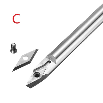 

Wood Turning Diamond Carbide Tip Chisel Lathe Rotary Cutter Tools Replacement