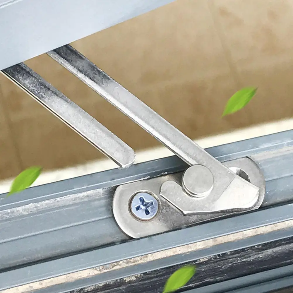 

Window Restrictor Child Lock Safety Catch W/Fixing Window Set Screws Stopper Right V7S2