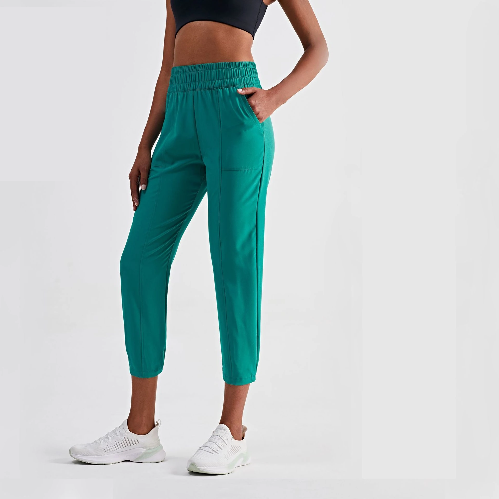 Loose Fit Yoga Pants With Elasticated Waist