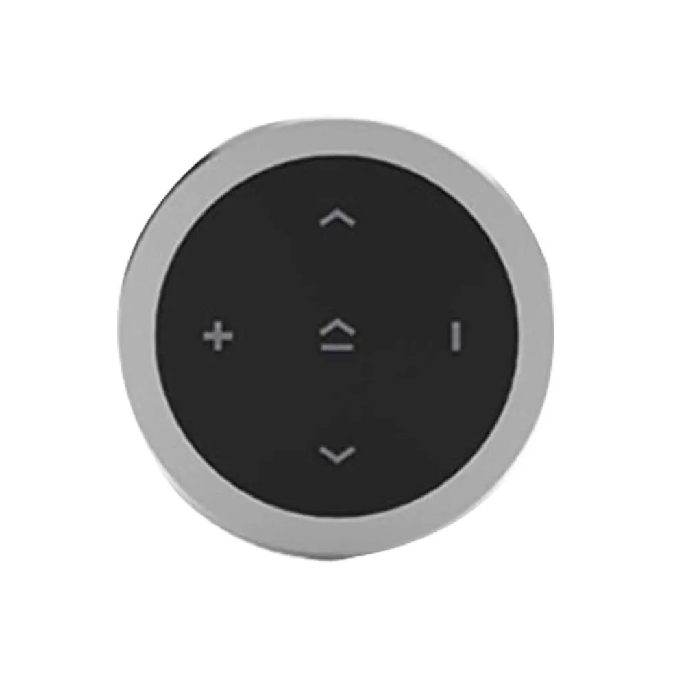 Автомобильная Беспроводная Bluetooth медиа жесткая удобная кнопка рулевое колесо воспроизведение музыки дистанционные контрольные принадлежности manos libres Bluetooth - Название цвета: Серебристый