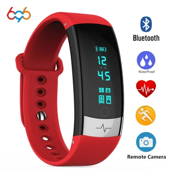 

696 QS03 sport smart watch heart rate ECG fitness tracker clock information reminder for Android & IOS smartband IP67 waterproof