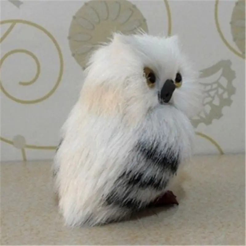 7 см высотой Милая Снежная Сова Hedwig горшки письмо доставка кукла милые игрушки