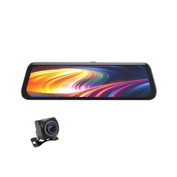 

9.66 Inches 1080P Camera Rear Mirror Monitor Car Recorder Car DVR Camcorder Wide Angle Rear View Backup Camera