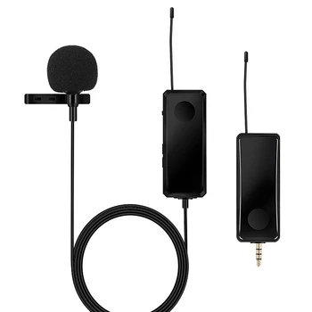 

UHF One for One Lavalier Wireless Microphone for Mobile Phone Live Recording SLR Camera Video Interview