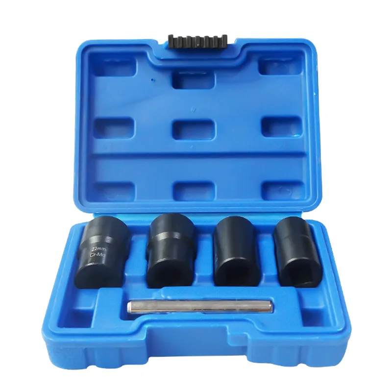 10pc Damaged Bolt Nut Remover Extractor Removal Socket Threading Tools Kit