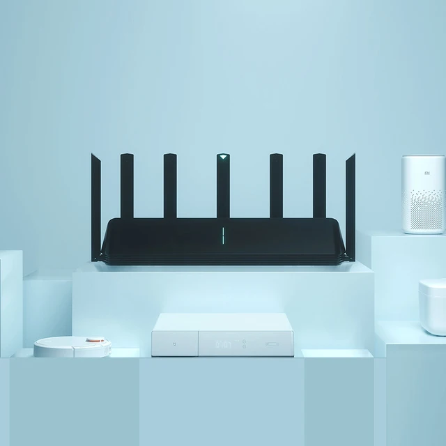 Global Version Xiaomi Mi AIoT Router AX3600 Six-Core Chip Dual-Frequency WiFi 3-Gigabit Wireless Rate WPA3 Network Encryption 6