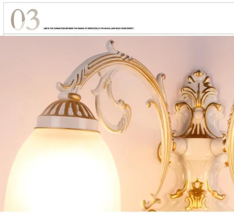 De Home Deco Vanity Wandlampe Arandela Para Parede спальный светильник Wandlamp Aplique Luz Pared аппликация Murale светильник Настенный светильник