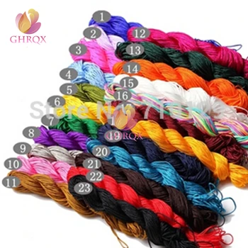 

10 PCS 1mm DIY hand-braided rope material bracelet making Jewelry findings Wholesale