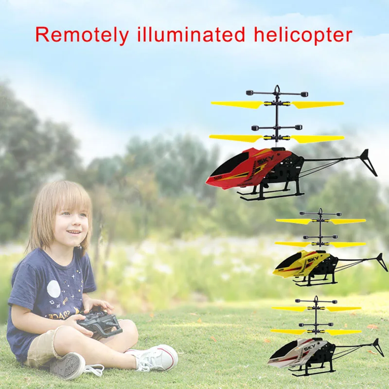 Высокое качество пульт дистанционного управления Вертолет с светильник usb зарядка низкий уровень шума для От 3 до 8 лет дети мальчики игрушки