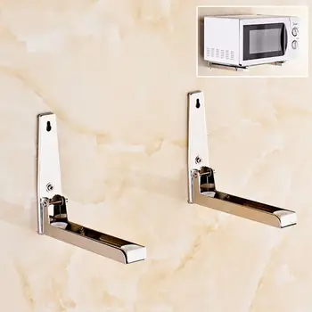 

Heavy Duty Folding Shelf Brackets Support Frame Steel Foldable Stretch Shelf Rack Microwave Oven Wall Mount Bracket