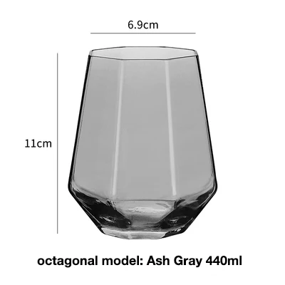  Vasos de whisky de diamante, juego de 4 vasos de arcoíris con  bandas doradas, vasos de cóctel para ron, whisky, bourbon o vino, vasos de cristal  elegante, regalo único para el