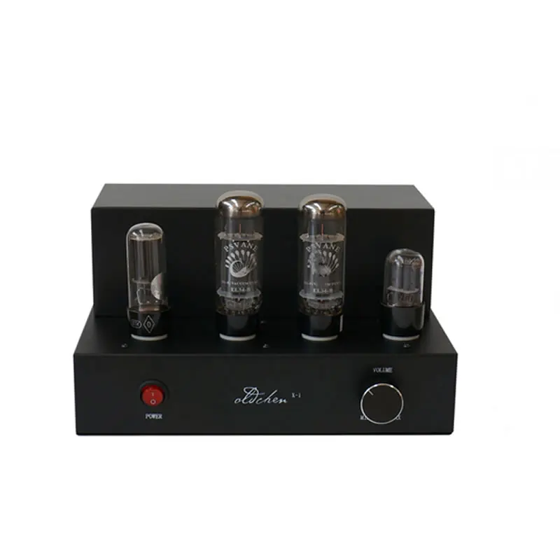 EL34 6h8c класс А одноконцевая трубка HIFI усилитель мощность 10 Вт * 2 частотная
