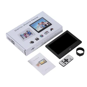 

7 Inch Remote Control Automatic Cycle Lcd Widescreen Hd Led Electronic Photo Album Digital Photo Frame Wall Machine