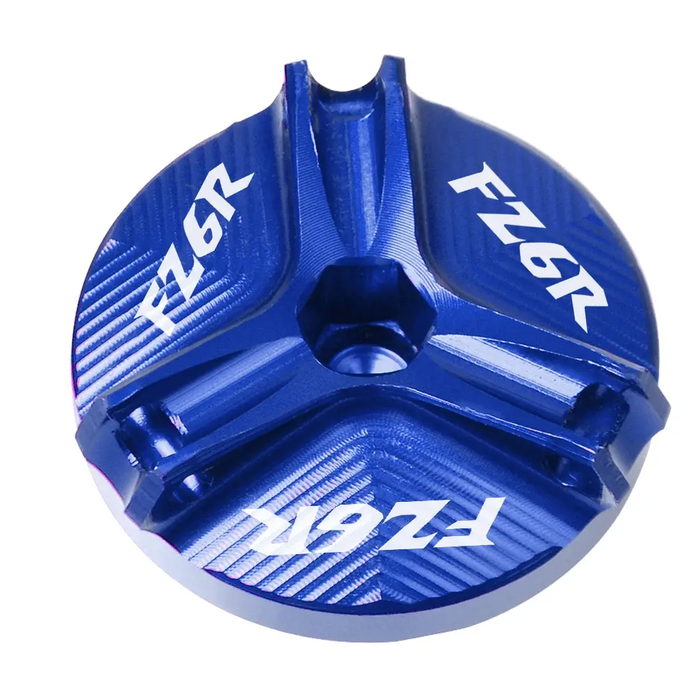 Крышка винтового наполнителя двигателя FZ6R CNC для мотоцикла Yamaha FZ 6R 2009 2010 2011 2012 2013