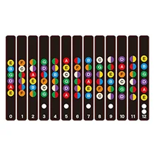 Учимся играть с записной наклейкой для грифа | гребень подходит для электрогитары, акустической гитары, классической гитары, w