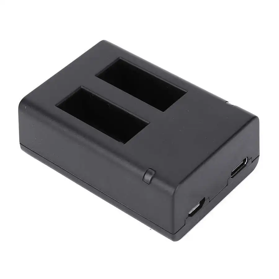 Action Camera Battery Charger Dual Slot with USB Charging Cable for GOPRO Panoramic Cameras | Электроника