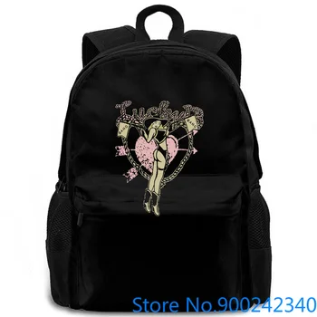 

Lucky 13 Juniors Must Bang Sally Heart Arrows Scoop Neck Rock Roll For Harajuku women men backpack laptop travel school