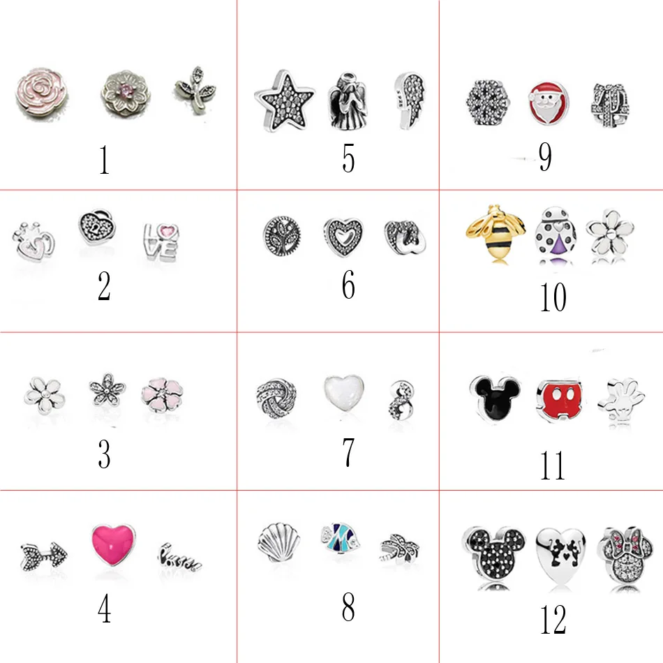 

Authentic 925 Silver Petites For Women Locket Necklaces Memories Floating Minnie Mickey Meadow Charms