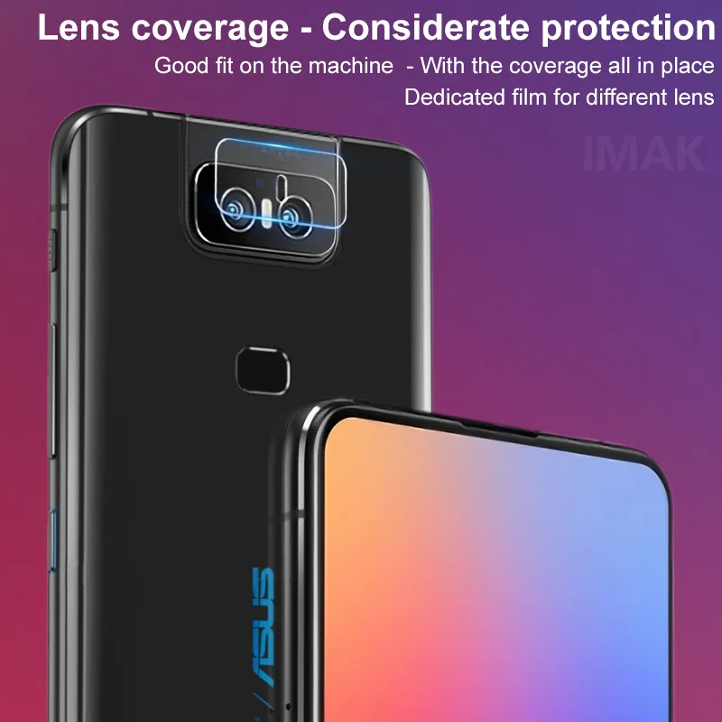 Imak Защитная пленка для задней камеры Asus Zenfone 6 ZS630KL Защитная пленка для задней камеры из закаленного стекла