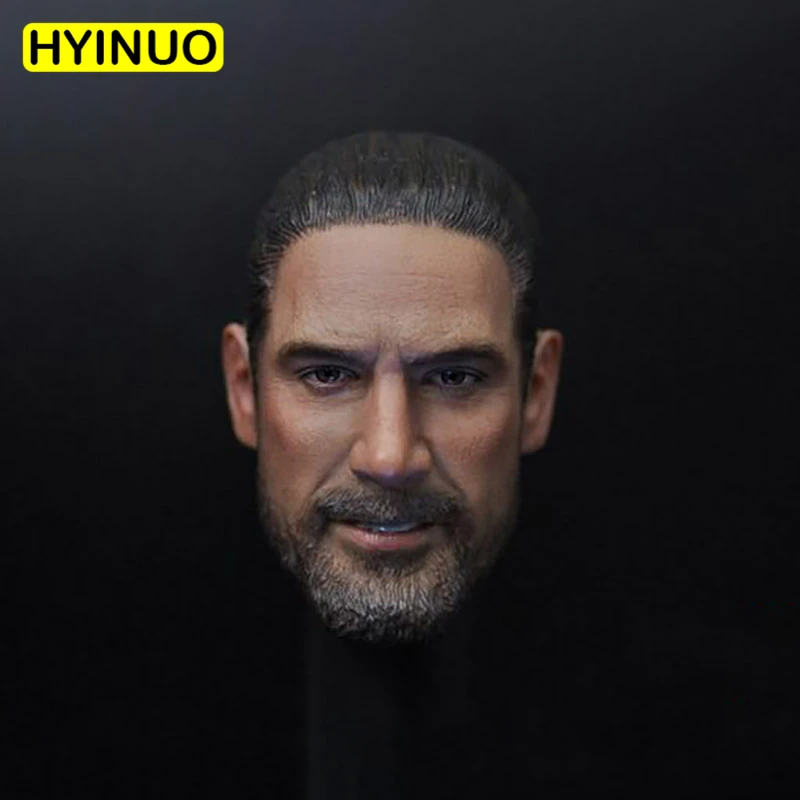

Custom 1/6 Scale Male Man Boy Negan Head Sculpt Headplay Carving Fit for 12" HT Action Figure Body Accessories
