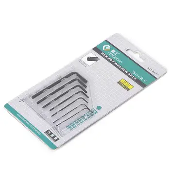 

7 Pcs 0.7mm-3mm Mini Micro Hexagon Hex Allen Key Set Wrench Screwdriver Tool Kit
