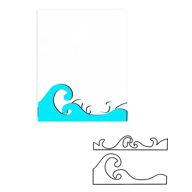 

Naifumodo Wave Frame Metal Cutting Dies Lace Rectangle DIY Etched Dies Craft Paper Card Making Scrapbooking Embossing 2019