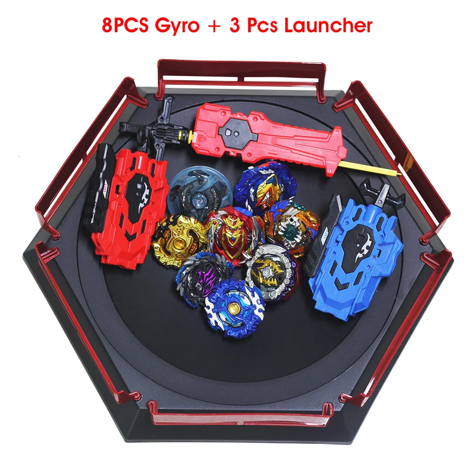 TAKARA TOMY Beyblade с пусковым устройством Arena Stadium Toupie волчок Beyblade Burst Metal 4D Фьюжн-игрушки для детей - Цвет: B48PCS