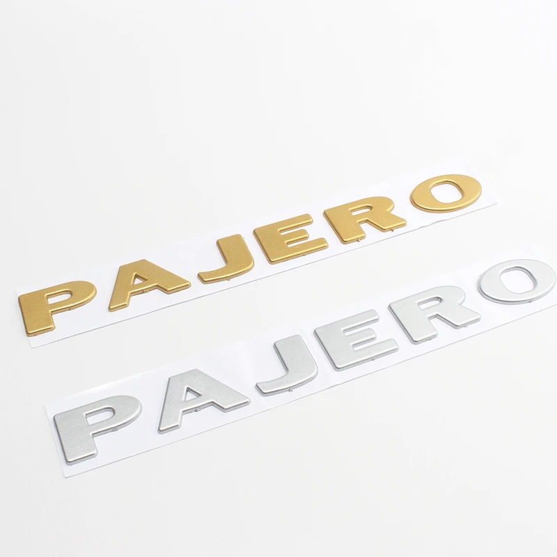 Для MITSUBISHI PAJERO V31 V32 V33 V43 цвета: золотистый, серебристый 3D из АБС-пластика с надписью на заднее отделение кузова эмблема задней двери, знак Пере... Для MITSUBISHI PAJERO V31 V32 V33 V43 цвета: золотистый, серебристый 3D из АБС-пластика с надписью на заднее отделение кузова эмблема задней двери, знак Пере...