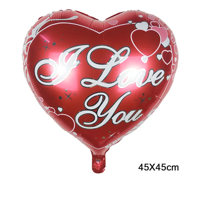 1 шт. Новый 18 дюймов с надписью I love you (я тебя люблю) декоративный набор воздушных