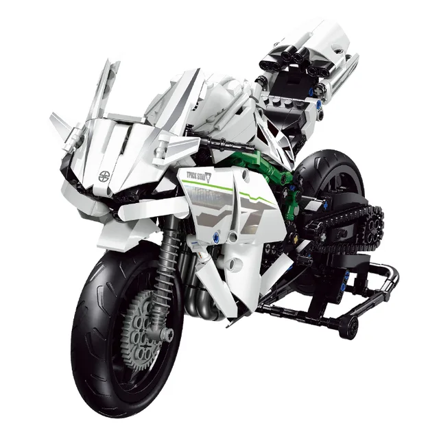 Motorcycle Ninja Kawasaki Building Blocks