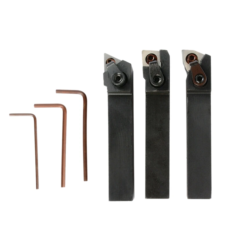 

3PCS CNC Lathe Excircle Indexable Carbide Turning Tool Holder TNMG16 WNMG08 CNMG