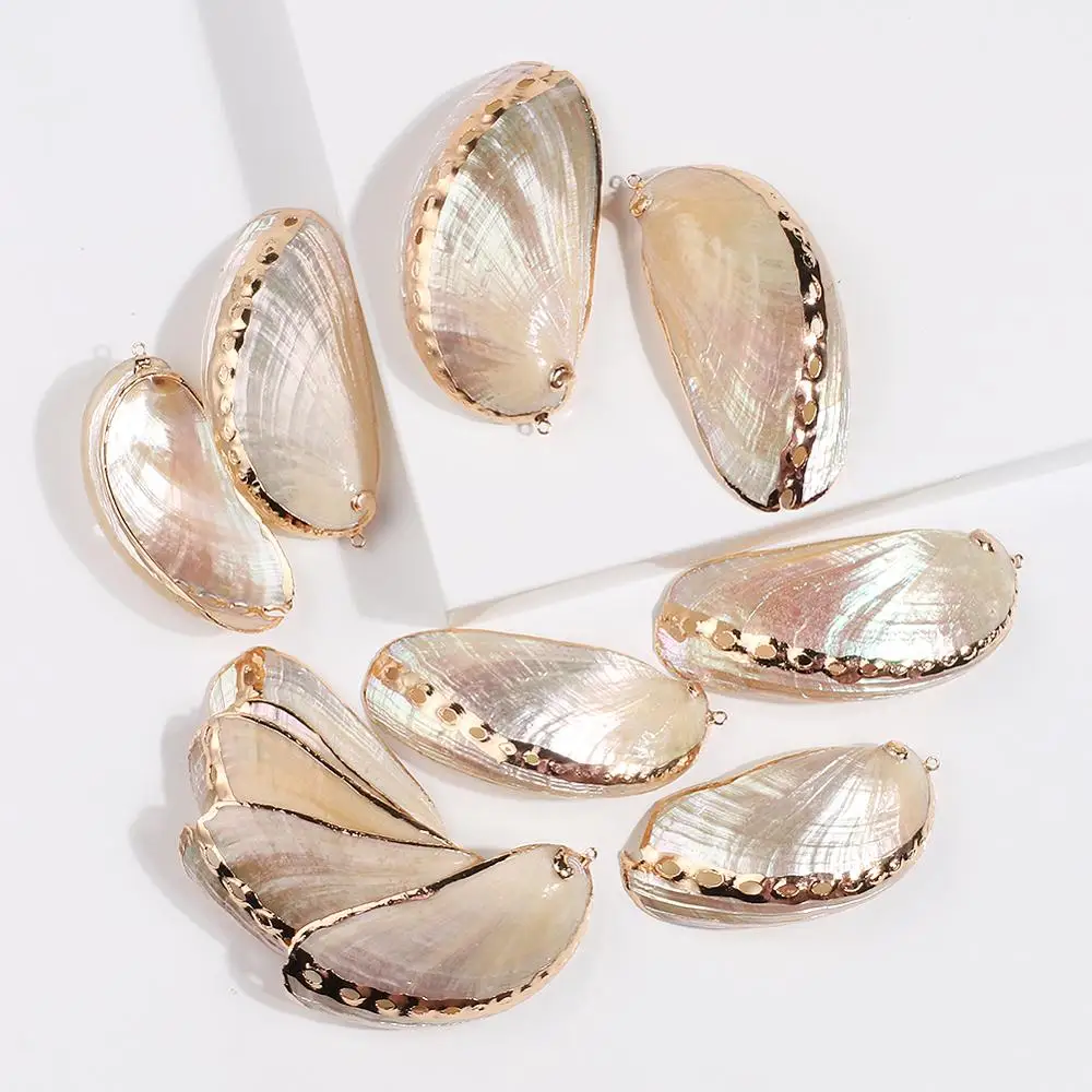 

Artilady 5pcs Set Shell Conch Pendant Natural Abalone Charms for DIY Jewelry Necklaces Making Accessories Drop Shipping