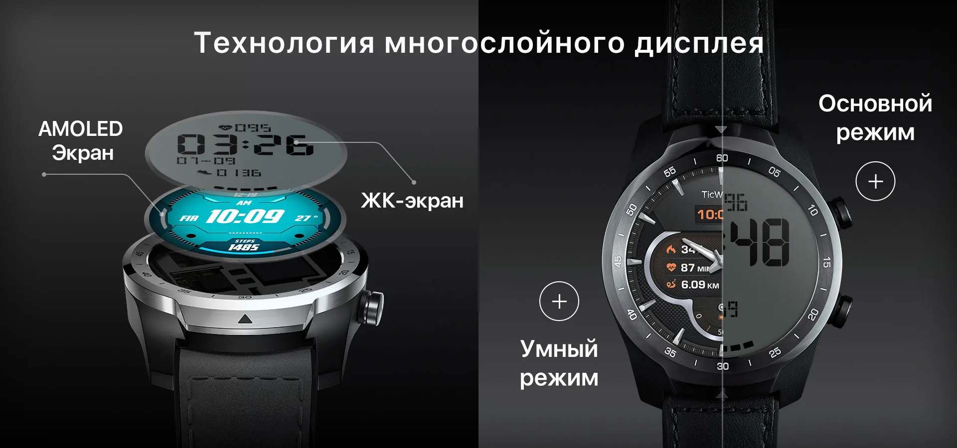 Смарт-часы TicWatch Pro, глобальная версия, с Google Play, NFC Pay, для мужчин, t, Bluetooth, Смарт-часы для Android и iOS, TicWatch, официальный