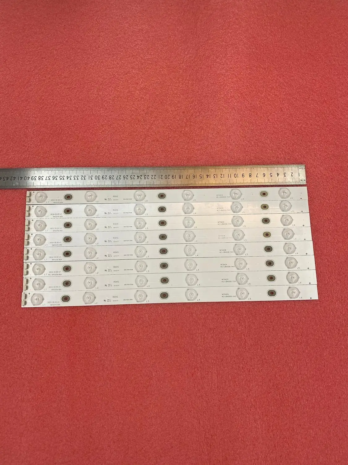 

New 8 PCS/set 6LED LED Backlight strip for For TCL 40f2370 Toshiba Dl4061 40F2370-6EA E312177 006-P2K1793B NF5XE9 4C-LB4006-YH3