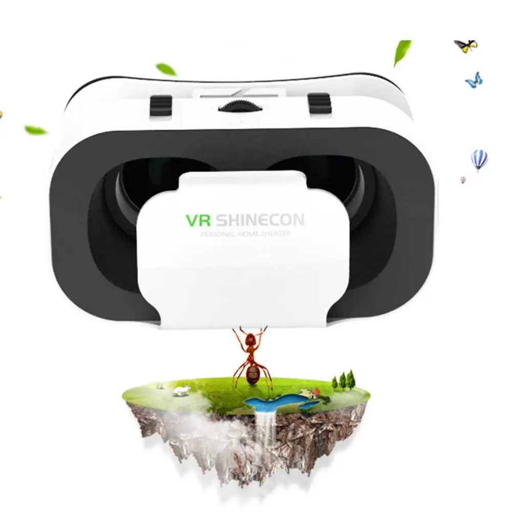 Wholesale iEv3n VR Shinecon 5th Generations VR Glasses 3D Virtual Reality Glasses Lightweight Portable Box VR Headset Elastic Band Design Goggle