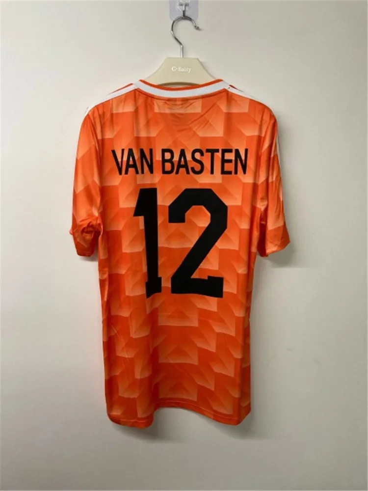Классическая Ретро футболка 1988 Van Basten 12 Gullit 10 ностальгия | Спорт и развлечения