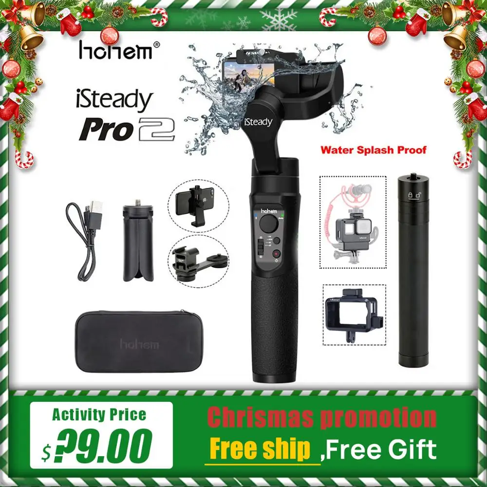 3 осевой Ручной Стабилизатор hohem iSteady Pro 2 для экшн камеры DJI Osmo стабилизатор