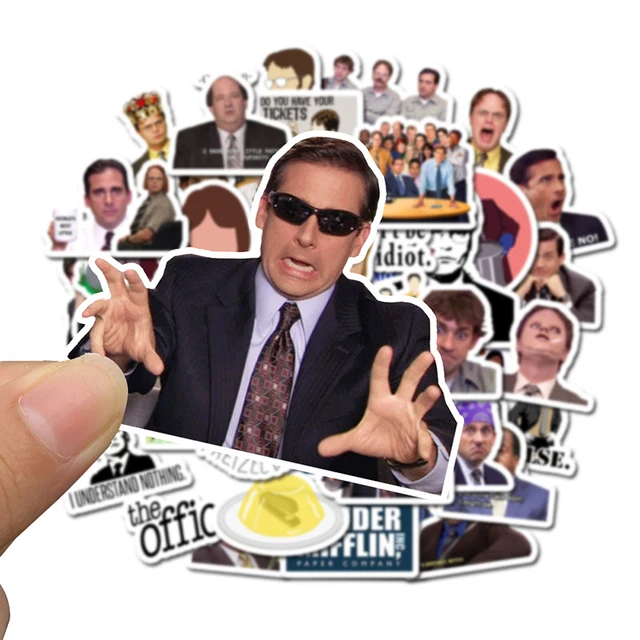 10/30/50pcs Cartoon Classic TV Show The Office Stickers Motorcycle Notebook Computer Car DIY Children Toy Guitar Refrigerator F5 2