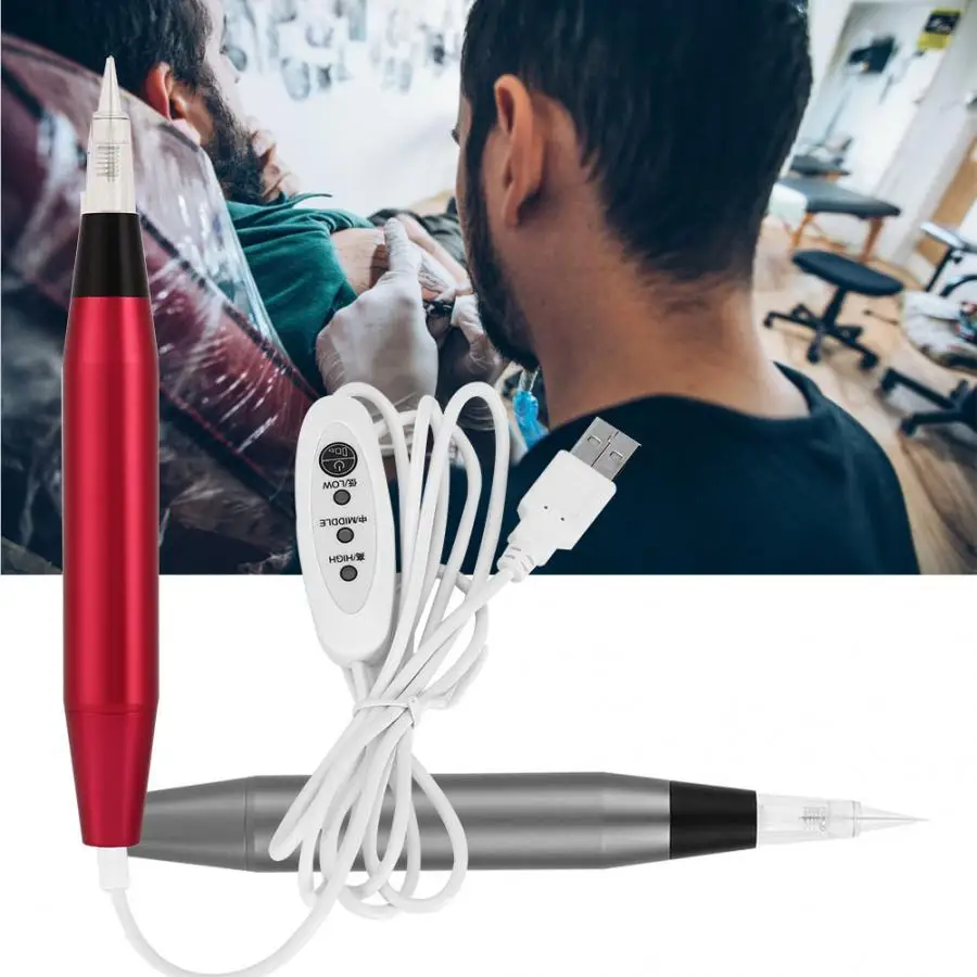 Искусственная тату-машинка для микроблейдинга макияжа бровей губ век МТС