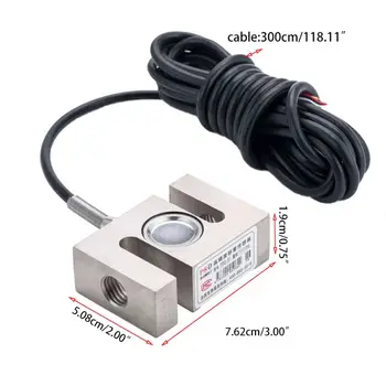 

Portable S-type High-Precision Load Cell Scale Sensor 50-2000 KG for Hopper Weight High Pressure Hotselling63HF