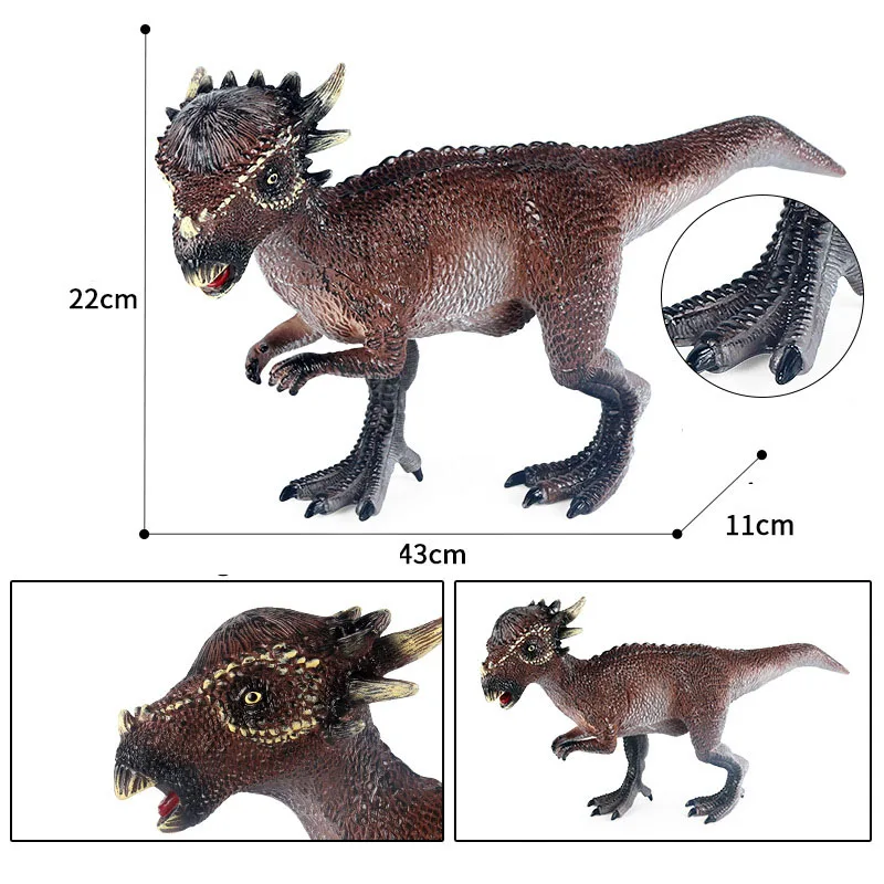 Большие фигурки динозавров Stygimoloch животных динозавры Коллекционная модель для