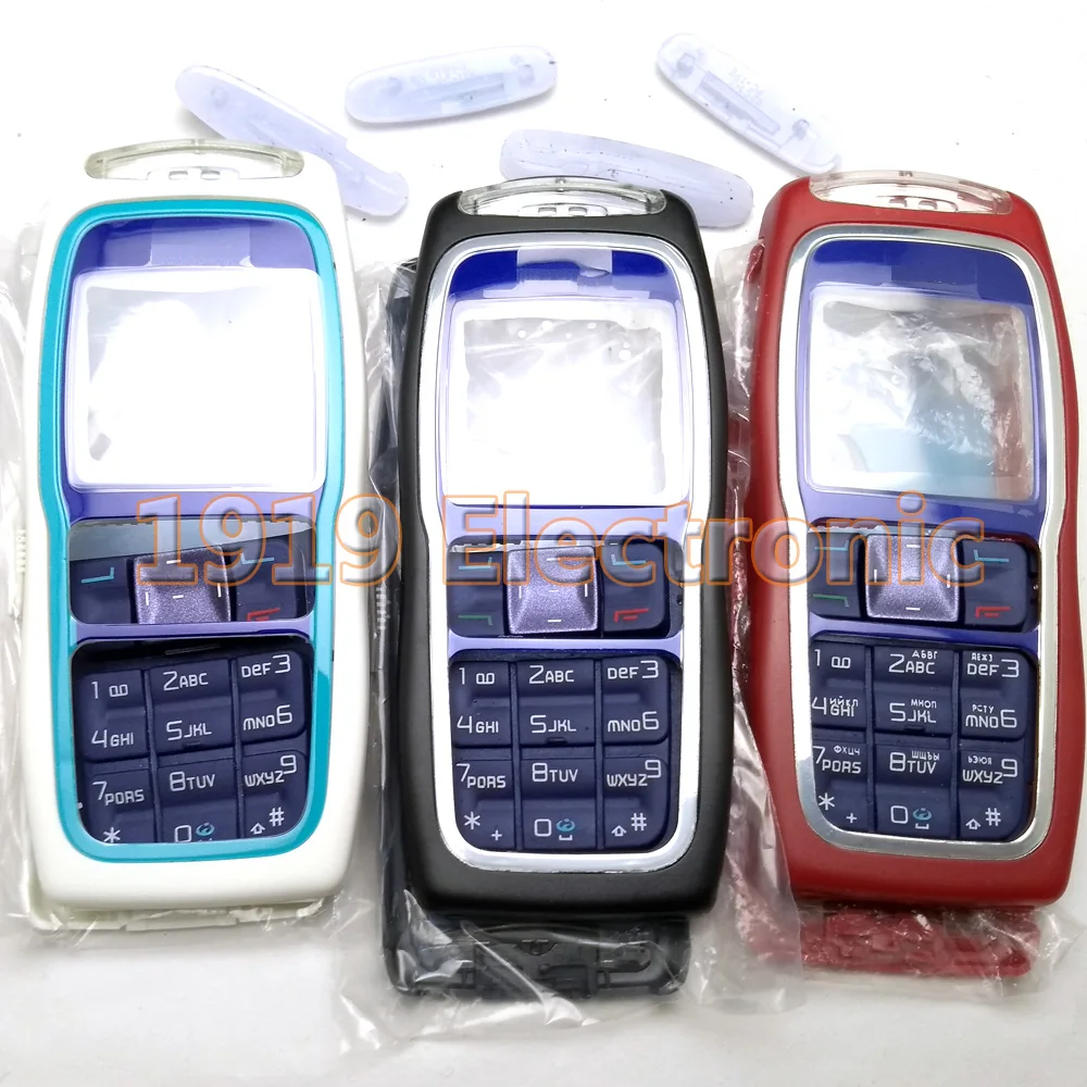 

New Phone Housing Cover Case + English Or Russian Keypad For Nokia 3220 + Tools