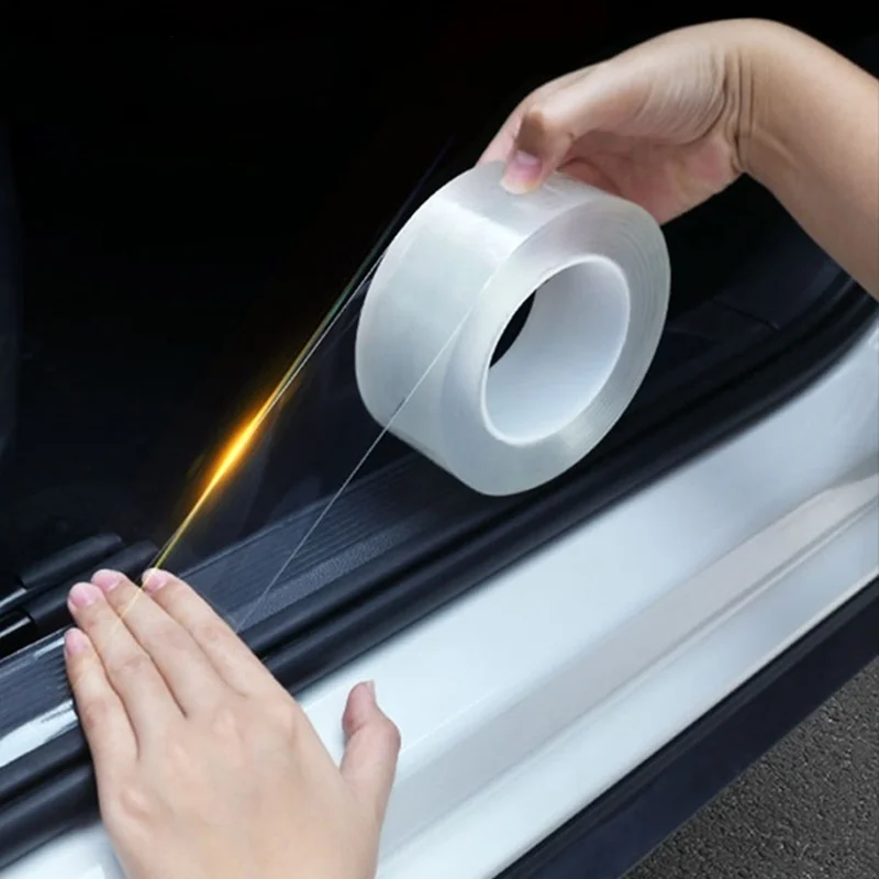 3m Car Stickers Auto Interior Protector Film Door Edge Protective Glue Automobiles Trunk Door Sill Car Body Vinyl Accessories